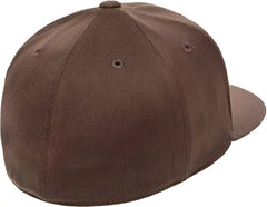 Flexfit 210 Flat Bill Cap Brown