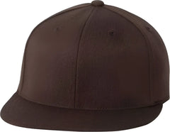 Flexfit 210 Flat Bill Cap Brown