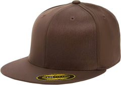 Flexfit 210 Flat Bill Cap Brown Brown / 6 3/4’’ 7 1/4’’