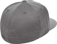 Flexfit 210 Flat Bill Cap Gray