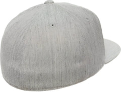 Flexfit 210 Flat Bill Cap Heather Gray