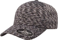 Flexfit 280 Delta Seamless Unipanel Cap - Melange Black - Black / 6 3/4’’ - 7 1/4’’