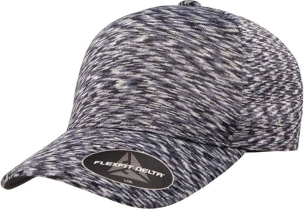 Flexfit 280 Delta Seamless Unipanel Cap - Melange Navy - Navy / 6 3/4’’ - 7 1/4’’