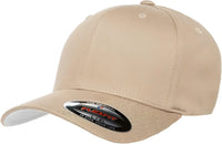 Flexfit 5001 V-Flex Twill Cap - Khaki - Khaki / 6 3/4’’ - 7 1/4’’