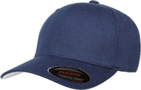 Flexfit 5001 V-Flex Twill Cap - Navy - Navy / 6 3/4’’ - 7 1/4’’