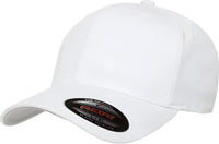 Flexfit 5001 V Flex Twill Cap White White / 6 3/4’’ 7 1/4’’
