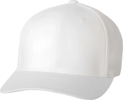Flexfit 5001 V Flex Twill Cap White