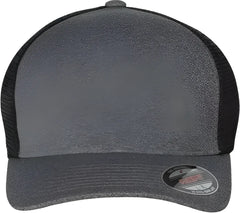 Flexfit 5511UP Unipanel Trucker Cap Heather Grey Black Gray Black / 6 3/4’’ 7 1/4’’