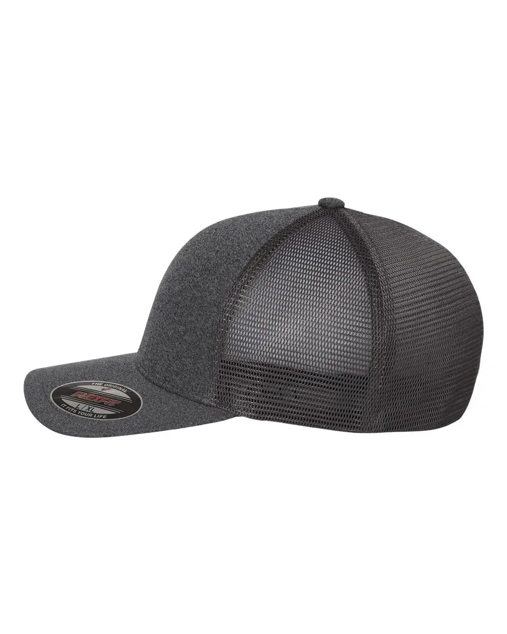 Flexfit 5511UP Unipanel™ Trucker Cap - Melange Dark Grey