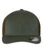 Flexfit 5511UP Unipanel™ Trucker Cap - Melange Olive - Olive / S/M