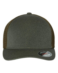 Flexfit 5511UP Unipanel™ Trucker Cap - Melange Olive - Olive / S/M