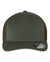 Flexfit 5511UP Unipanel™ Trucker Cap - Melange Olive - Olive / S/M