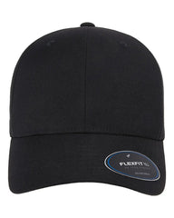 Flexfit 6110NU NU® Adjustable Cap - Black - Black / One Size Fits Most