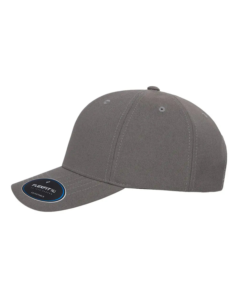 Flexfit 6110NU NU® Adjustable Cap - Grey - Gray / One Size Fits Most
