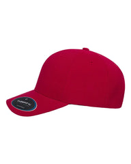 Flexfit 6110NU NU® Adjustable Cap - Red - Red / One Size Fits Most