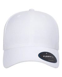 Flexfit 6110NU NU® Adjustable Cap - White - White / One Size Fits Most