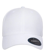 Flexfit 6110NU NU® Adjustable Cap - White - White / One Size Fits Most