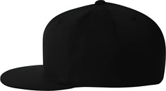 Flexfit 6210FF 210 Flat Bill Cap Black