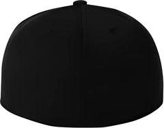 Flexfit 6210FF 210 Flat Bill Cap Black