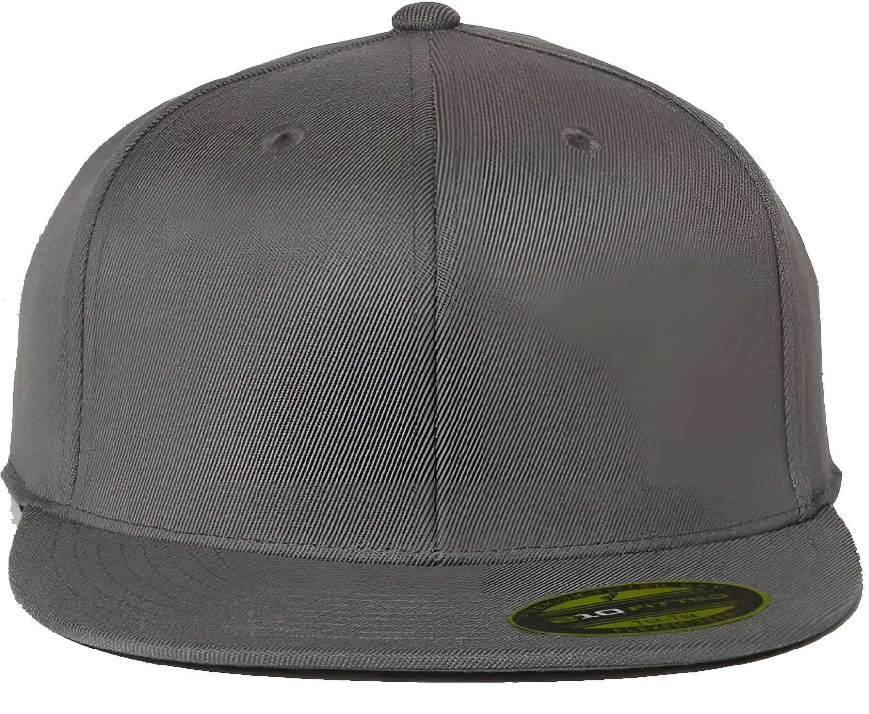Flexfit 6210FF 210® Flat Bill Cap - Dark Grey - Gray / S/M
