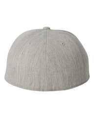 Flexfit 6210FF 210® Flat Bill Cap - Heather Grey