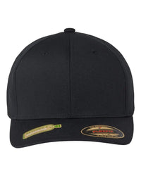 Flexfit 6277R Sustainable Polyester Cap - Black - Black / S/M