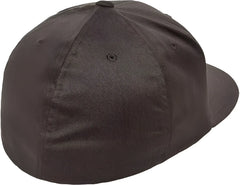 Flexfit 6297F Pro Baseball On Field Flat Bill Cap Dark Gray