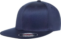 Flexfit 6297F Pro Baseball On Field Flat Bill Cap Navy Navy / 6 3/4’’ 7 1/4’’