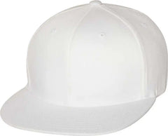 Flexfit 6297F Pro Baseball On Field Flat Bill Cap White