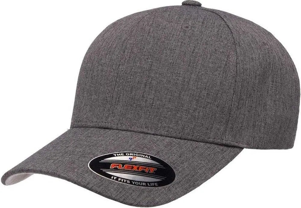 Flexfit 6350 Heatherlight M??lange Cap Dark Gray Dark Gray / 6 3/4’’ 7 1/4’’