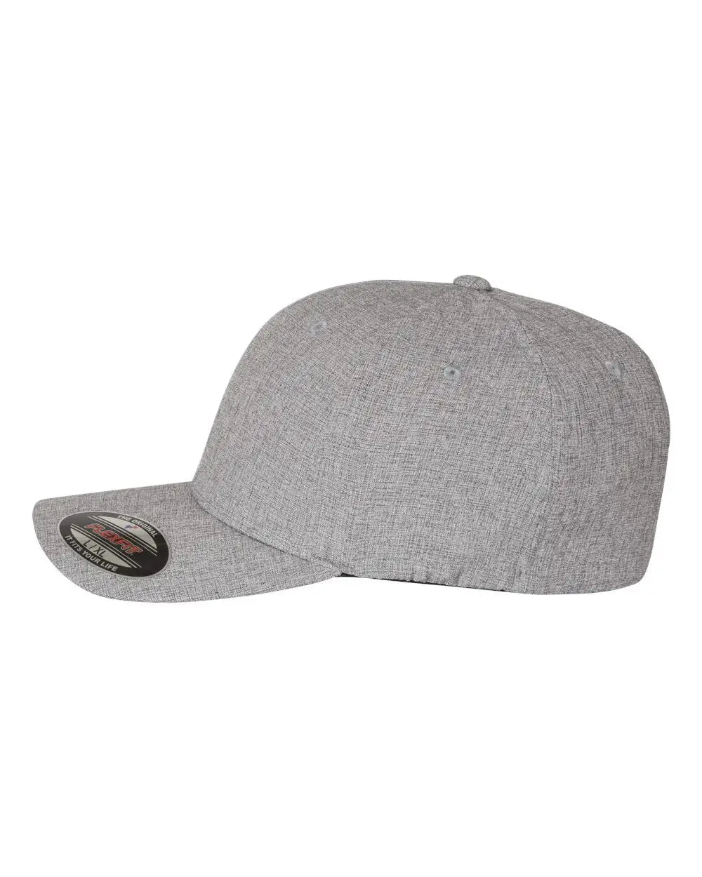 Flexfit 6350 Heatherlight™ Mélange Cap - Grey - Gray / S/M
