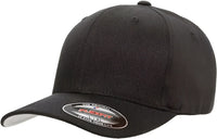 Flexfit 6477 Wool Blend Cap Black Black / 6 3/4’’ 7 1/4’’