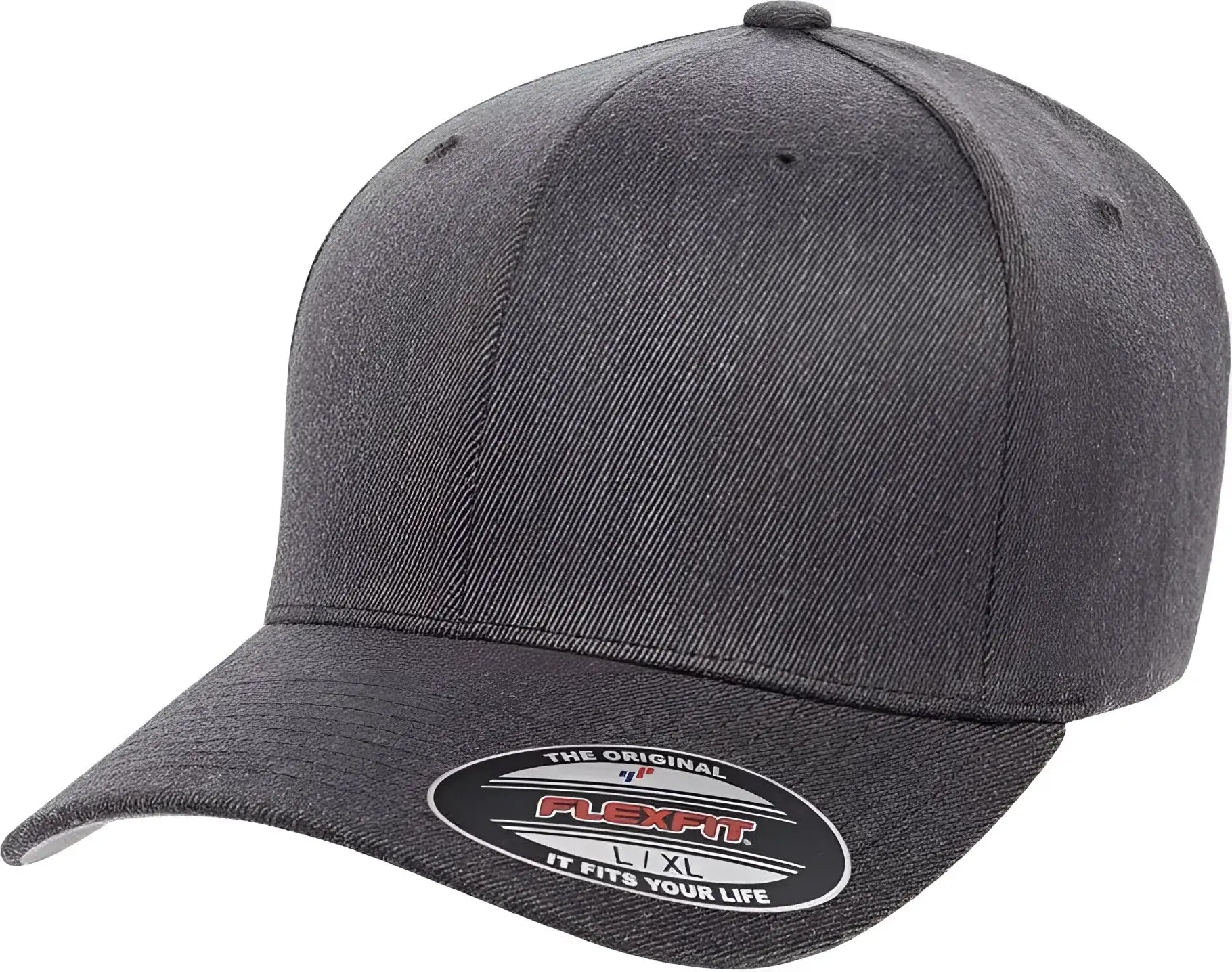 Flexfit 6477 Wool Blend Cap Dark Heather Dark Gray / 6 3/4’’ 7 1/4’’