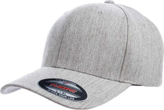 Flexfit 6477 Wool Blend Cap Heather Gray Gray / 6 3/4’’ 7 1/4’’