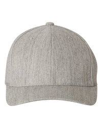 Flexfit 6477 Wool-Blend Cap - Heather Grey - Gray / S/M