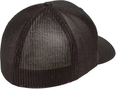 Flexfit 6511 Trucker Cap - Black - Black / 6 7/8’’ - 7 1/2’’