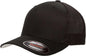 Flexfit 6511 Trucker Cap - Black - Black / 6 7/8’’ - 7 1/2’’