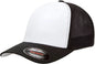 Flexfit 6511 Trucker Cap - Black White Black - Black White / 6 7/8’’ - 7 1/2’’