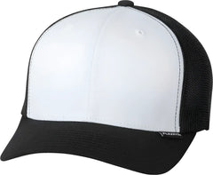 Flexfit 6511 Trucker Cap - Black White Black - Black White / 6 7/8’’ - 7 1/2’’