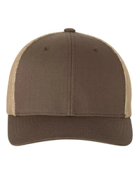 Flexfit 6511 Trucker Cap - Brown Khaki - Brown Khaki / One Size Fits Most