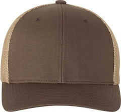 Flexfit 6511 Trucker Cap - Brown Khaki - Brown Khaki / 6 7/8’’ - 7 1/2’’