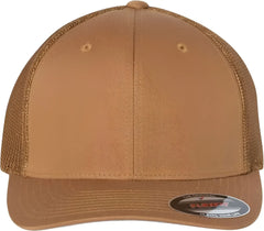 Flexfit 6511 Trucker Cap - Caramel - Burnt Orange / 6 7/8’’ - 7 1/2’’