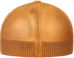 Flexfit 6511 Trucker Cap - Caramel - Burnt Orange / 6 7/8’’ - 7 1/2’’