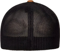 Flexfit 6511 Trucker Cap - Caramel Black - Burnt Orange Black / 6 7/8’’ - 7 1/2’’