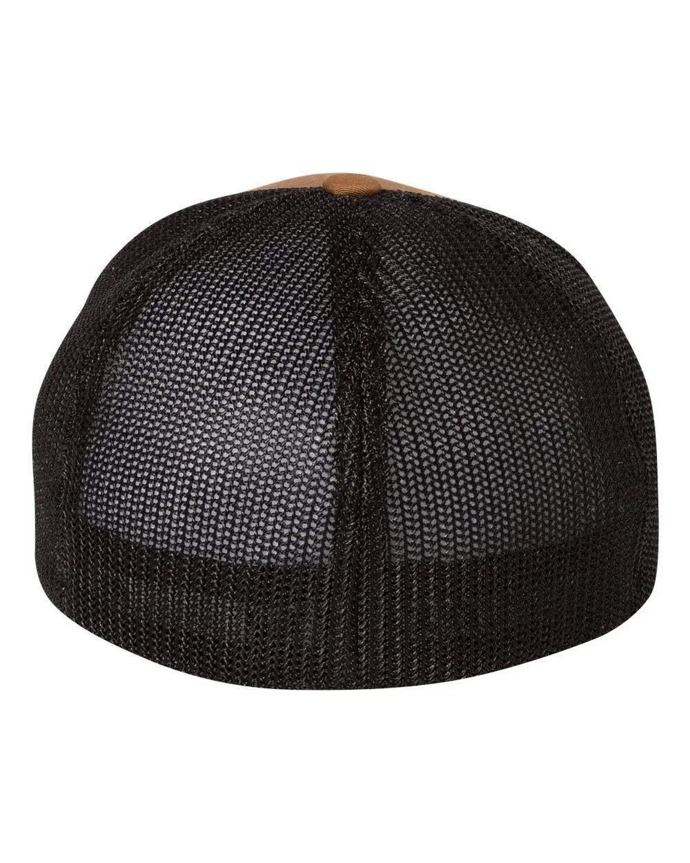 Flexfit 6511 Trucker Cap - Caramel Black - Burnt Orange Black / One Size Fits Most