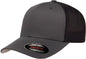 Flexfit 6511 Trucker Cap - Charcoal Black - Dark Gray Black / 6 7/8’’ - 7 1/2’’