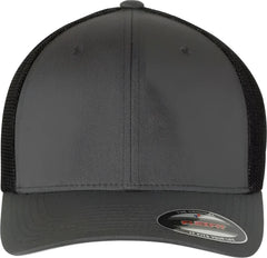 Flexfit 6511 Trucker Cap - Charcoal Black - Dark Gray Black / 6 7/8’’ - 7 1/2’’