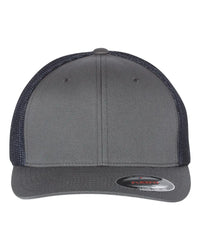 Flexfit 6511 Trucker Cap - Charcoal Navy - Dark Gray Navy / One Size Fits Most