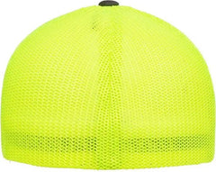 Flexfit 6511 Trucker Cap Charcoal Neon Yellow Dark Gray Yellow / 6 7/8’’ 7 1/2’’