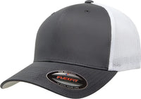 Flexfit 6511 Trucker Cap Charcoal White Dark Gray White / 6 7/8’’ 7 1/2’’